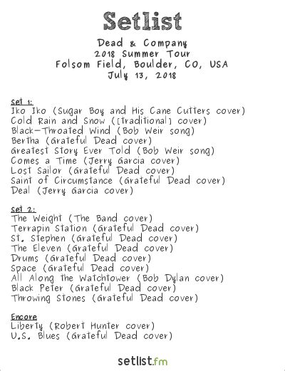 setlists fm|setlist fm dead and company.